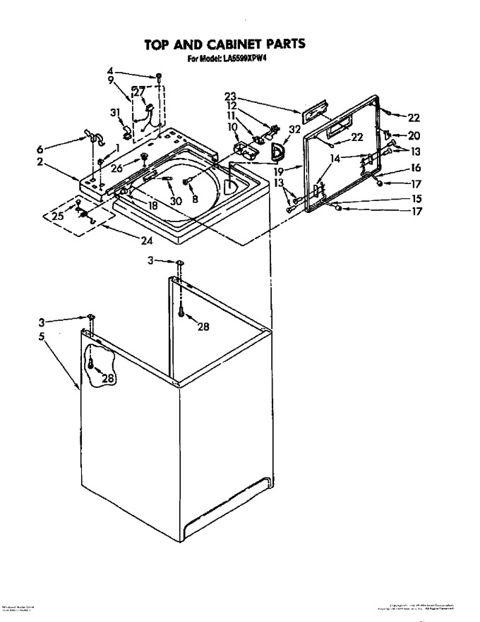 Diagram for LA5599XPW4