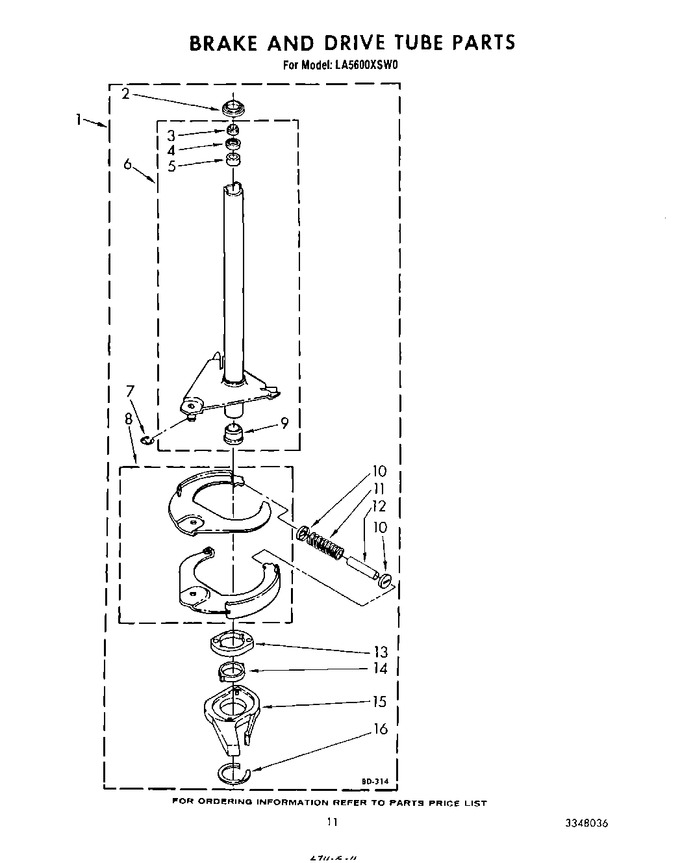 Diagram for LA5600XSW0