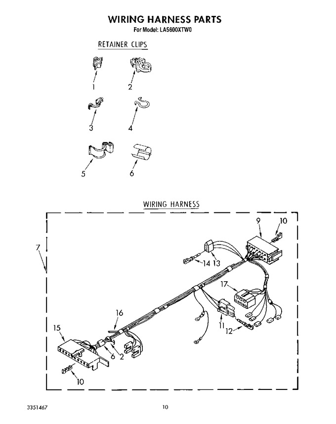 Diagram for LA5600XTF0