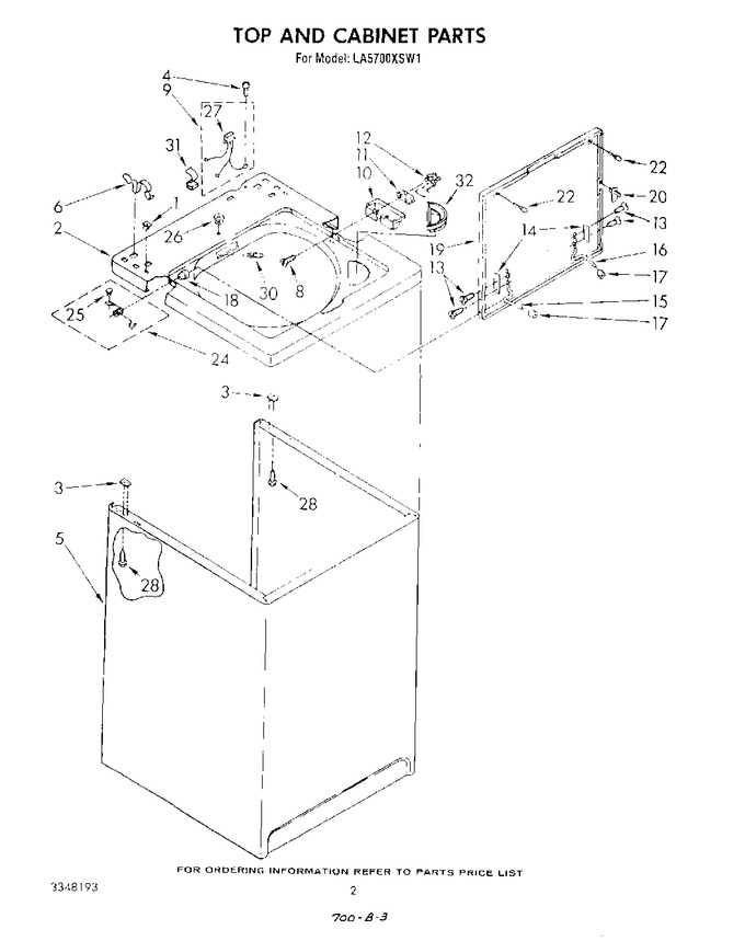 Diagram for LA5700XSW1
