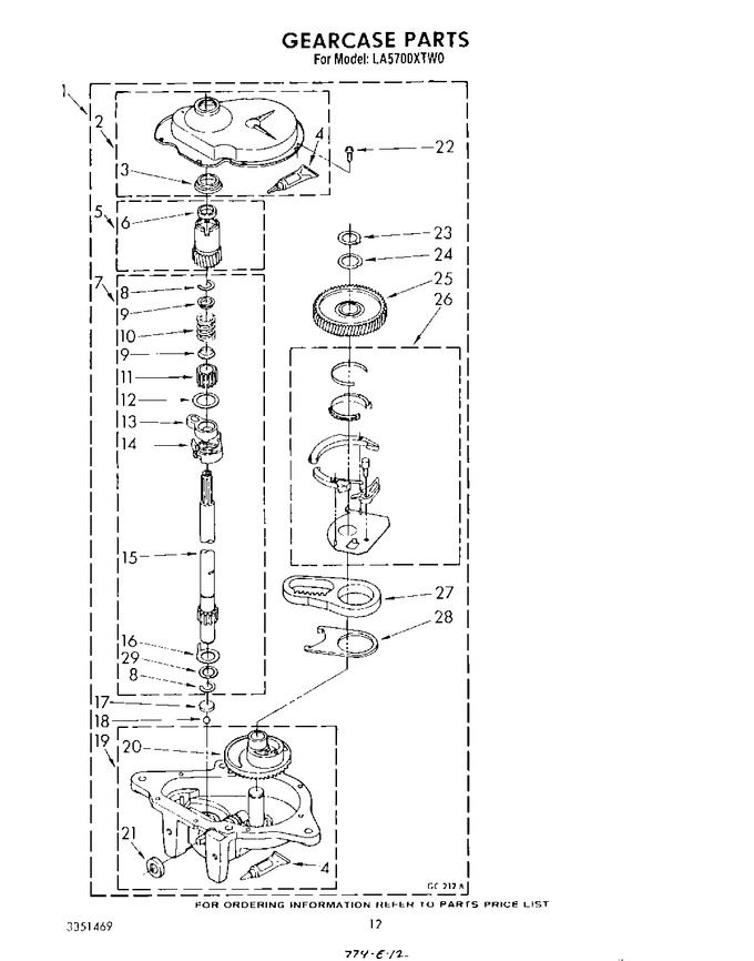 Diagram for LA5700XTW0