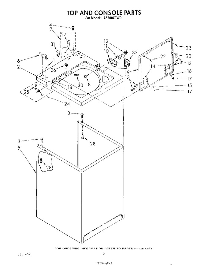 Diagram for LA5700XTF0