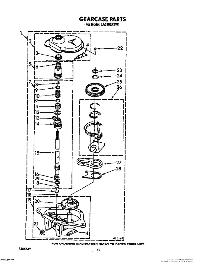 Diagram for LA5700XTW1