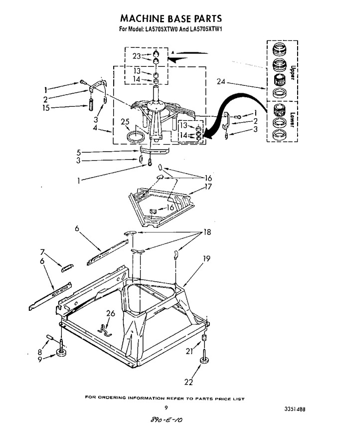 Diagram for LA5705XTN0