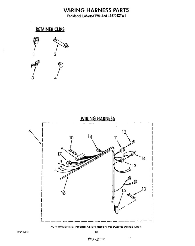 Diagram for LA5705XTN0