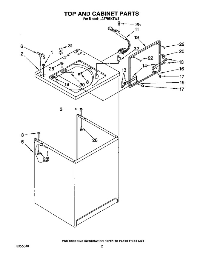 Diagram for LA5705XTW2