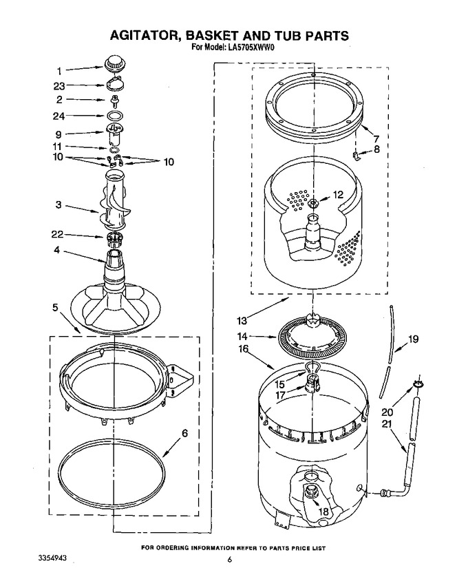 Diagram for LA5705XWM0