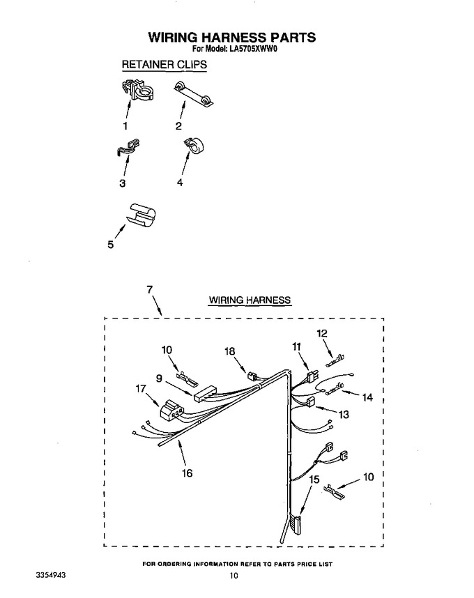 Diagram for LA5705XWM0