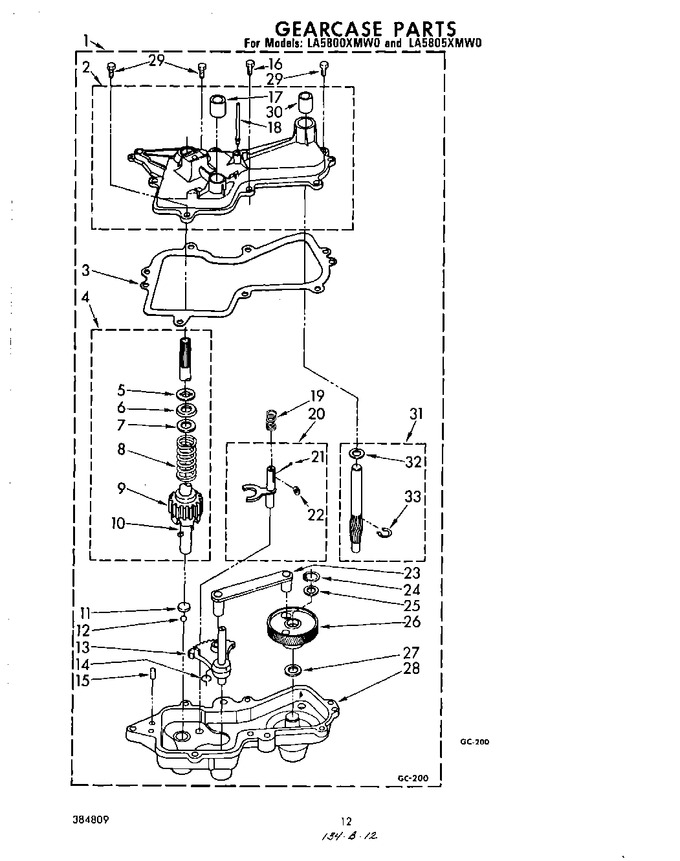 Diagram for LA5800XMW0