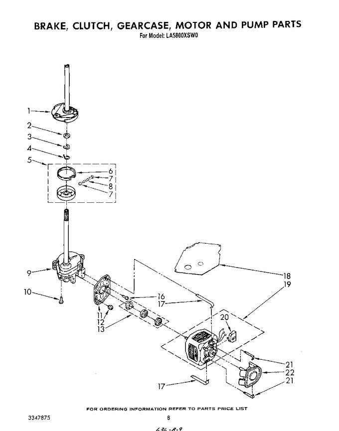 Diagram for LA5800XSW0