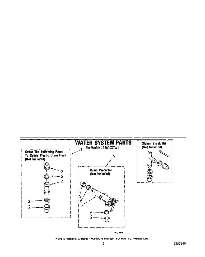 Diagram for LA5800XTW1