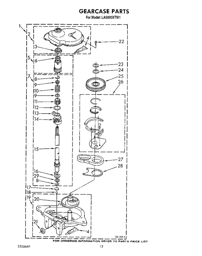 Diagram for LA5800XTN1