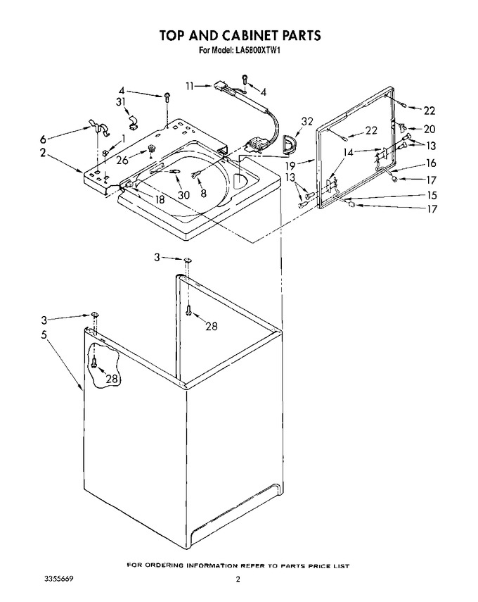 Diagram for LA5800XTG1