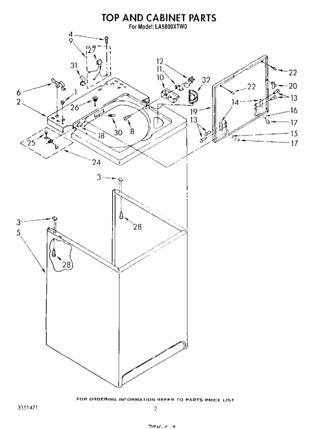 Diagram for LA5800XTM0