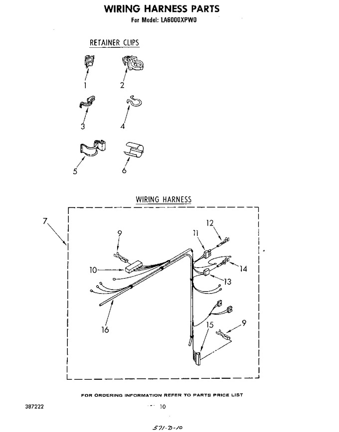 Diagram for LA6000XPW0