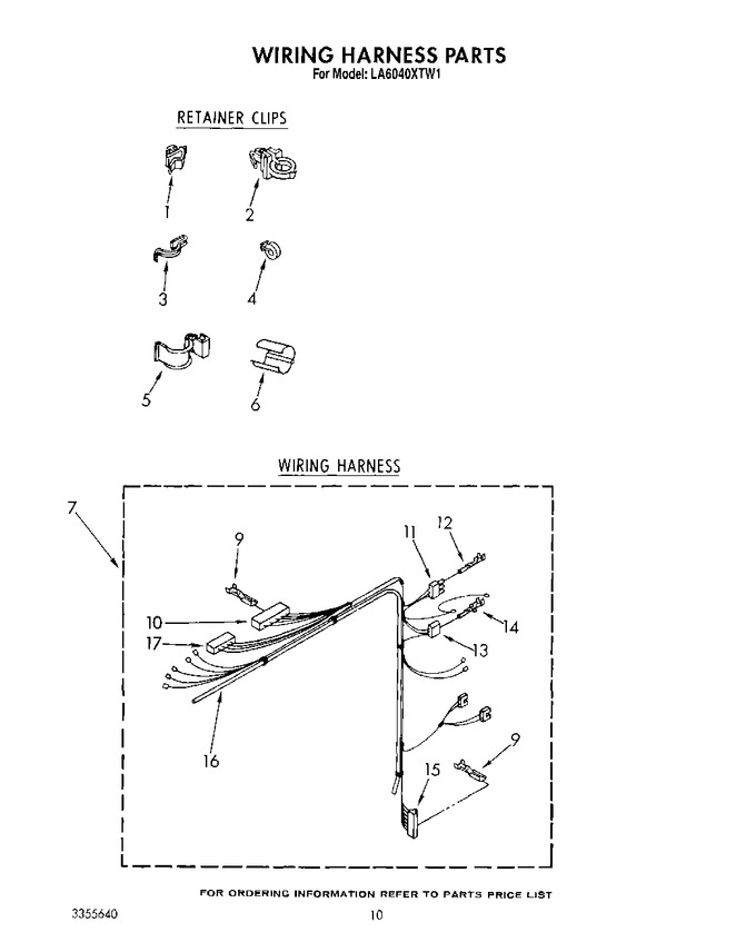 Diagram for LA6040XTM1