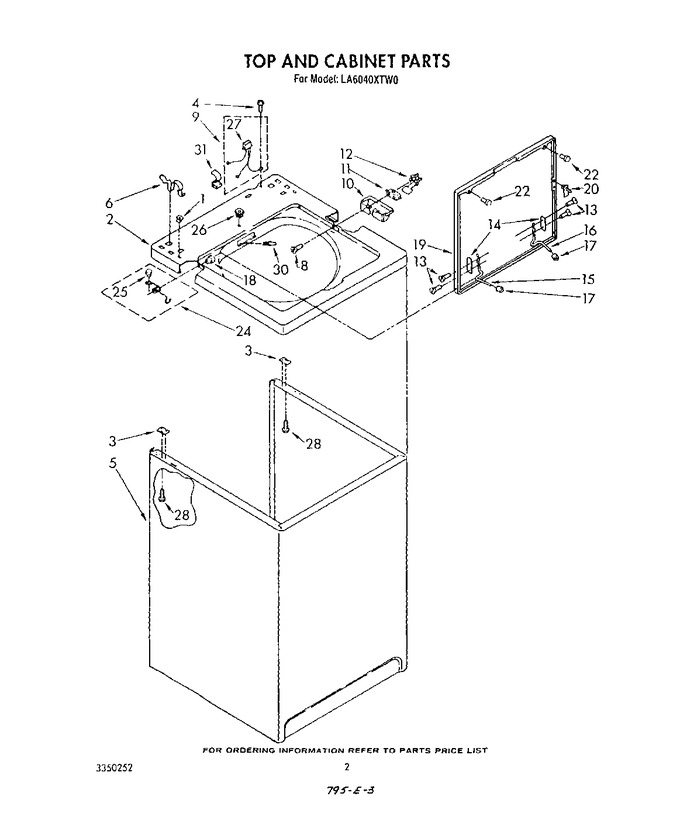 Diagram for LA6040XTW0
