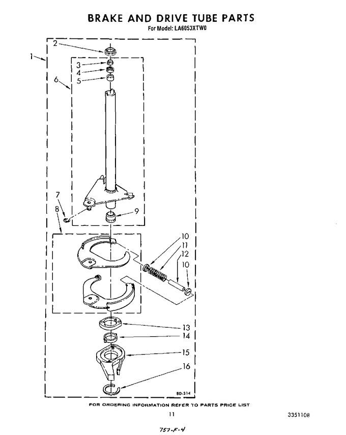 Diagram for LA6053XTW0