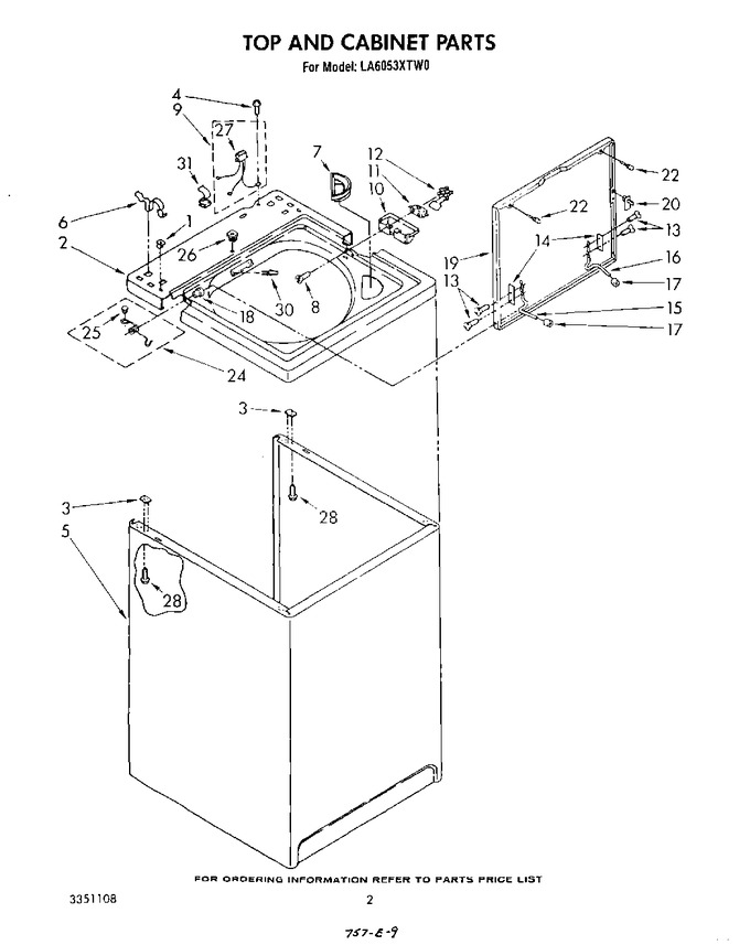 Diagram for LA6053XTG0