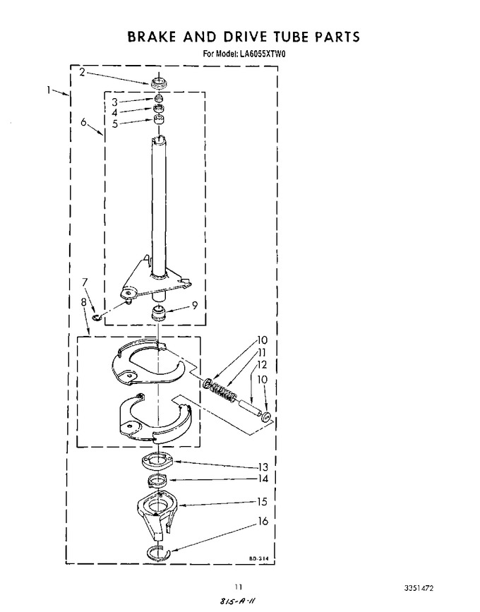 Diagram for LA6055XTW0
