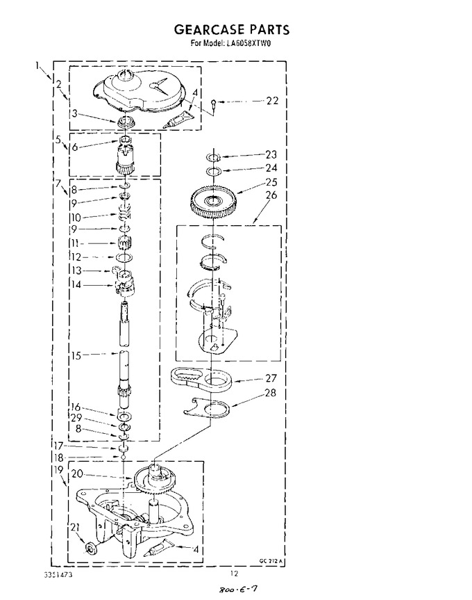 Diagram for LA6058XTN0