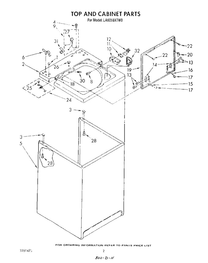 Diagram for LA6058XTM0