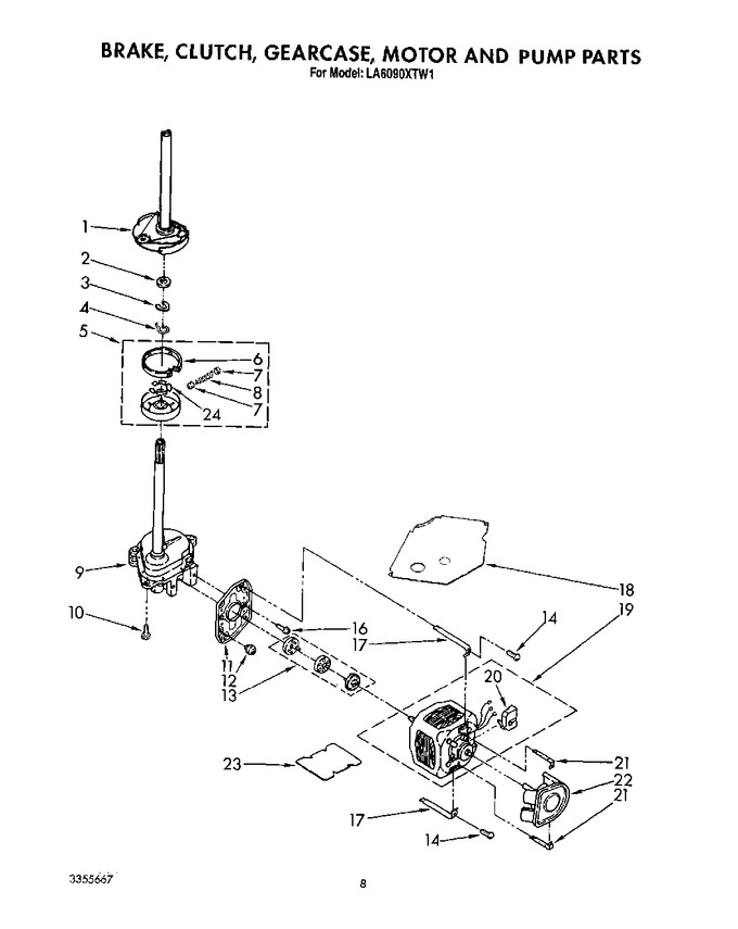 Diagram for LA6090XTW1
