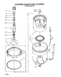 Diagram for 05 - Agitator, Basket And Tub