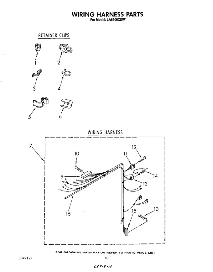 Diagram for LA6100XSW1