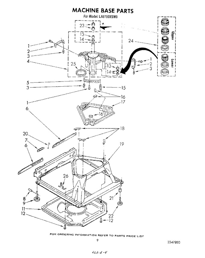 Diagram for LA6150XSW0