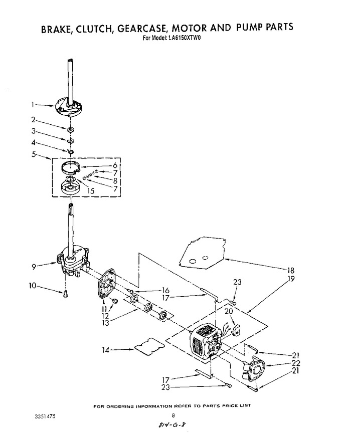 Diagram for LA6150XTW0