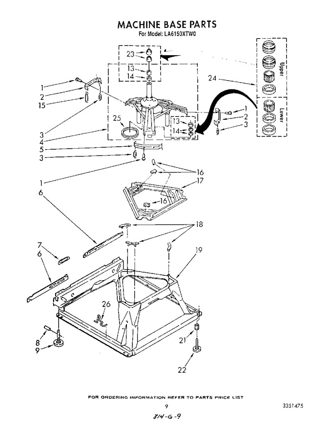 Diagram for LA6150XTW0
