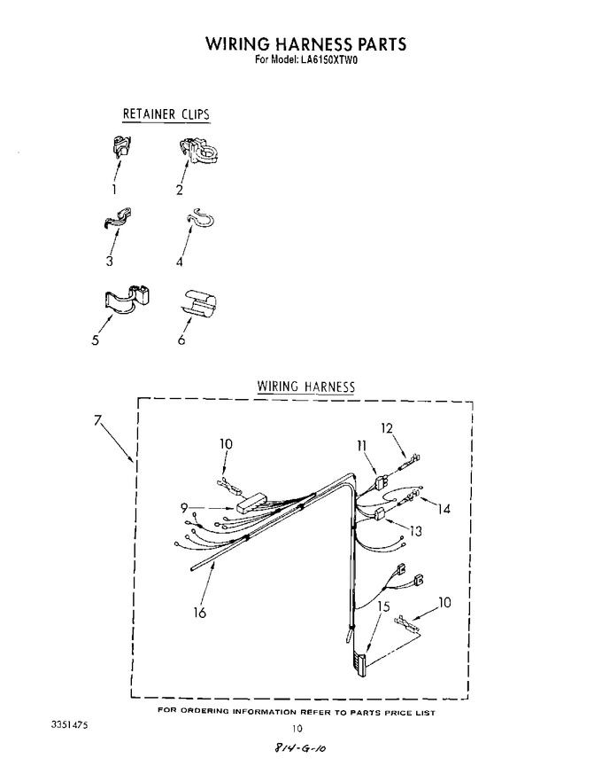 Diagram for LA6150XTW0