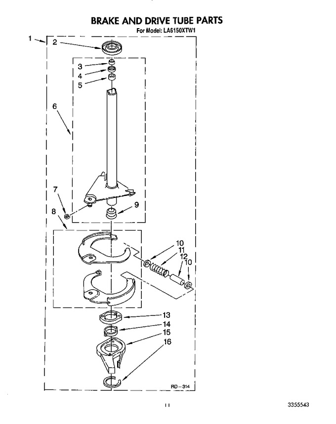 Diagram for LA6150XTG1