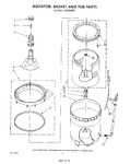 Diagram for 04 - Agitator, Basket And Tub