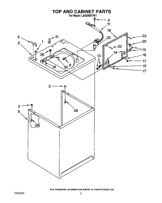 Diagram for LA6300XTM1