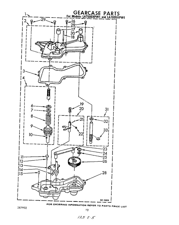 Diagram for LA7000XPW1