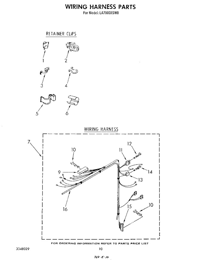 Diagram for LA7000XSW0