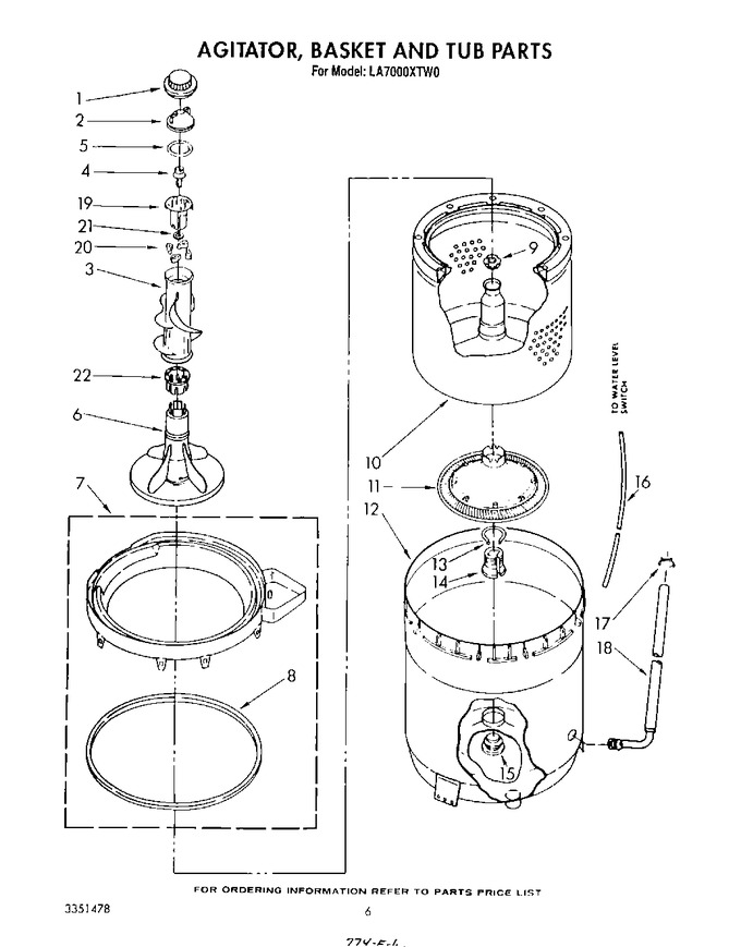 Diagram for LA7000XTF0