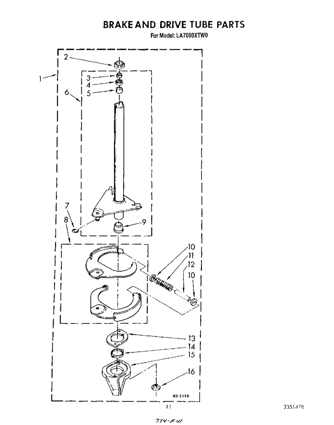 Diagram for LA7000XTF0