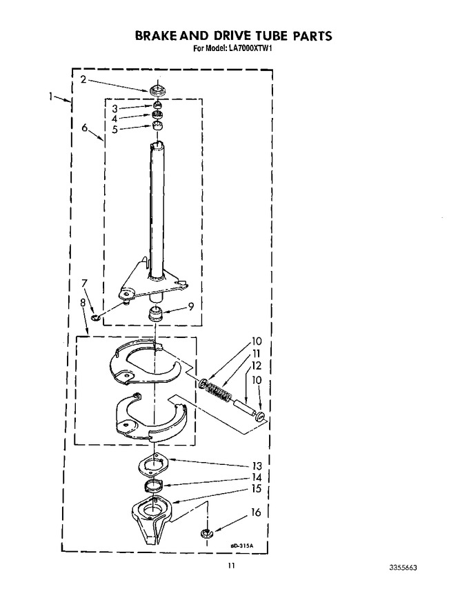 Diagram for LA7000XTW1