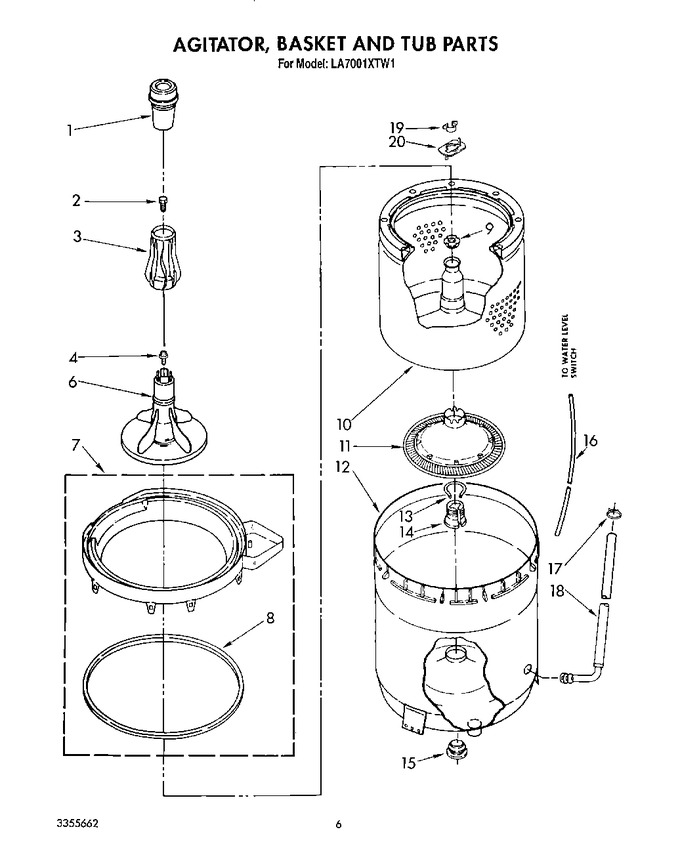 Diagram for LA7001XTF1