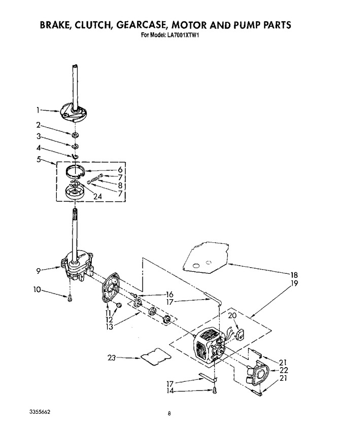 Diagram for LA7001XTN1