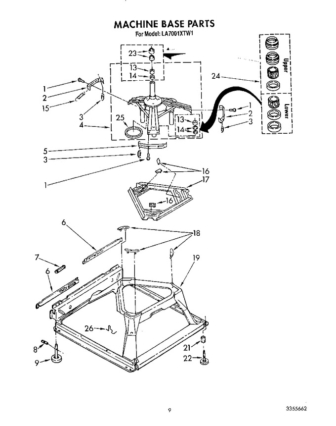 Diagram for LA7001XTN1