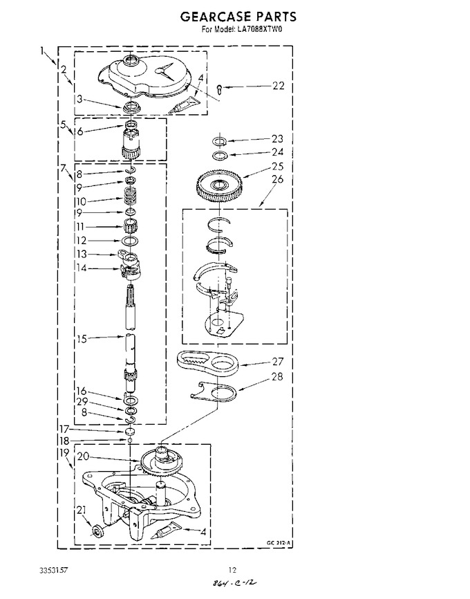 Diagram for LA7088XTG0