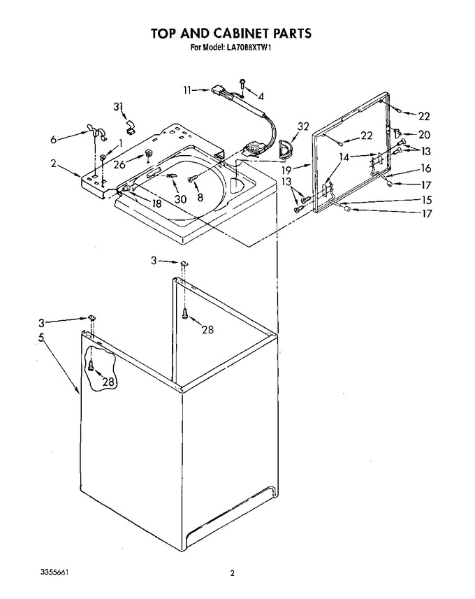 Diagram for LA7088XTW1