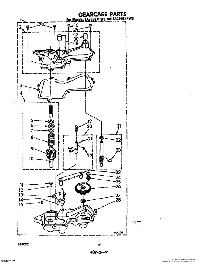 Diagram for LA7680XPW0
