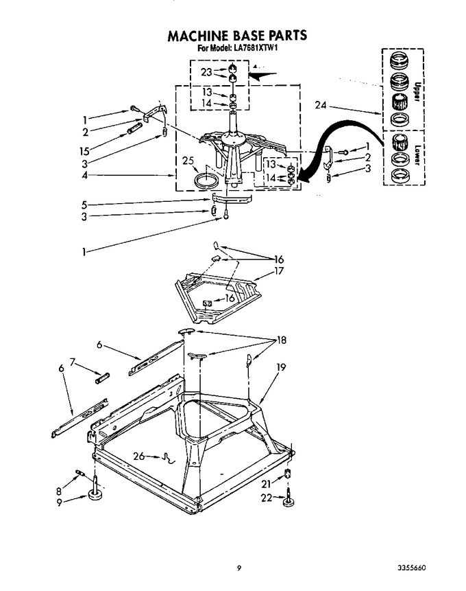 Diagram for LA7680XTW1