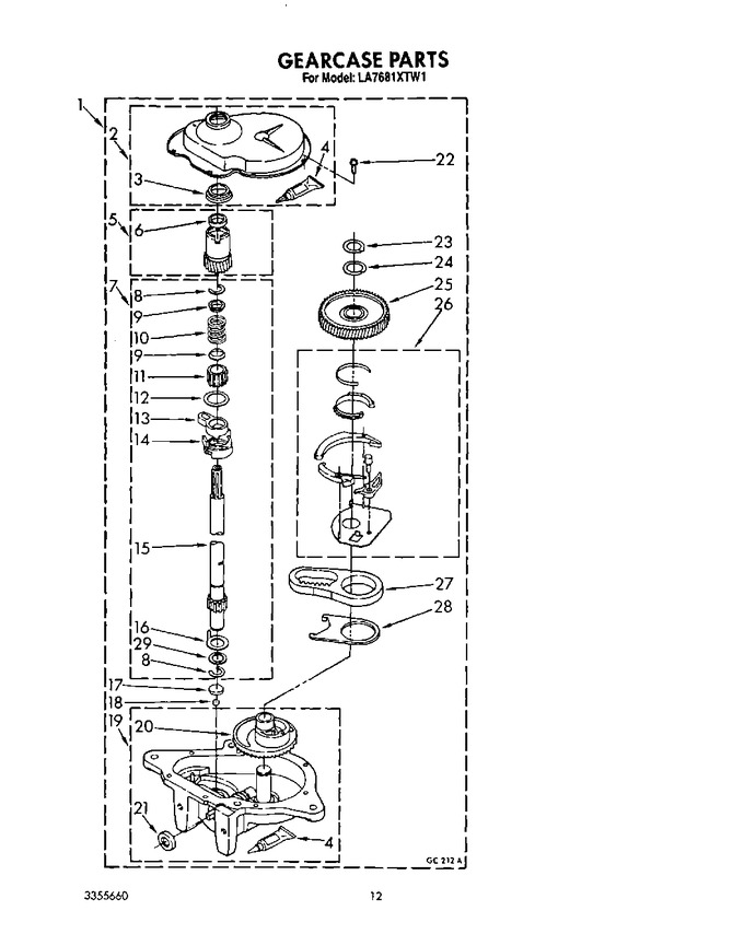 Diagram for LA7680XTW1