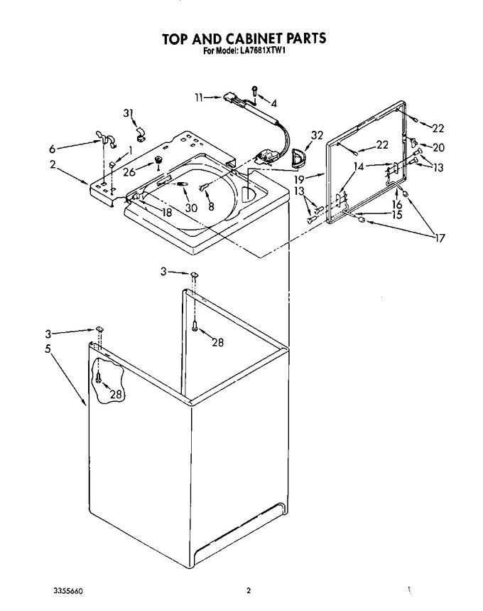 Diagram for LA7680XTF1
